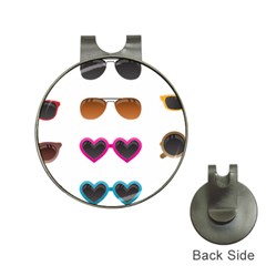 Eyeglasses Hat Clips with Golf Markers