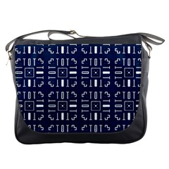 Background Blue Messenger Bag by HermanTelo