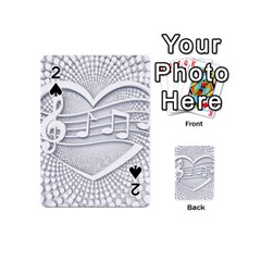 Circle Music Playing Cards 54 Designs (mini) by HermanTelo