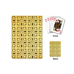 Background Yellow Playing Cards Single Design (mini) by HermanTelo