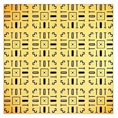 Background Yellow Large Satin Scarf (square)