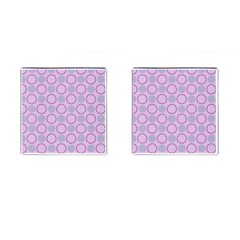 Circumference Point Pink Cufflinks (square) by HermanTelo