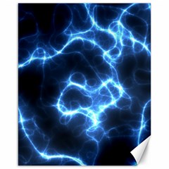 Electricity Blue Brightness Canvas 16  X 20  by HermanTelo