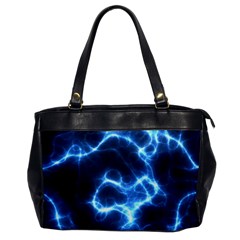 Electricity Blue Brightness Oversize Office Handbag by HermanTelo