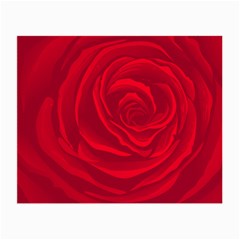 Roses Red Love Small Glasses Cloth by HermanTelo