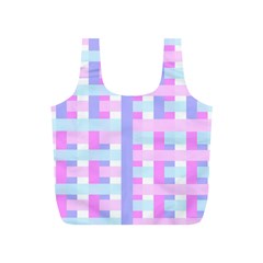 Gingham Nurserybaby Full Print Recycle Bag (s) by HermanTelo