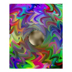 Rainbow Plasma Neon Shower Curtain 60  X 72  (medium)  by HermanTelo