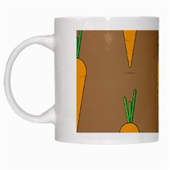 Healthy Fresh Carrot White Mugs