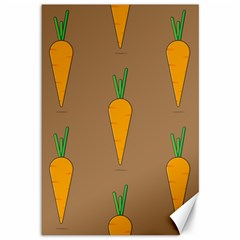 Healthy Fresh Carrot Canvas 12  X 18  by HermanTelo