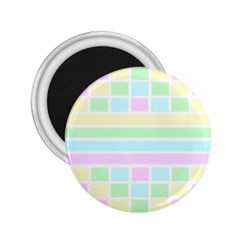 Geometric Pastel 2 25  Magnets by Bajindul