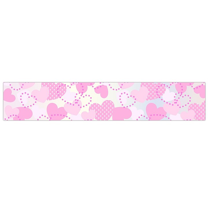 Valentine Background Hearts Large Flano Scarf 