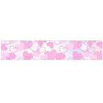 Valentine Background Hearts Large Flano Scarf  Back