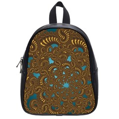 Fractal Abstract School Bag (small)