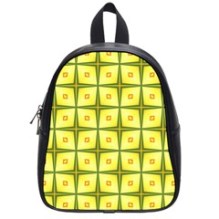 Background Pattern Gold School Bag (small)