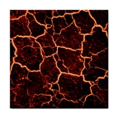 Lava Fire Face Towel by Bajindul