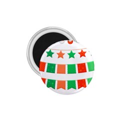 Christmas Bunting Banners Tasse 1.75  Magnets