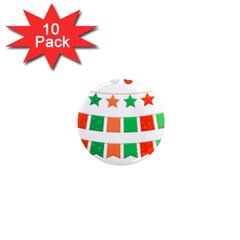 Christmas Bunting Banners Tasse 1  Mini Magnet (10 pack) 