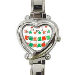 Christmas Bunting Banners Tasse Heart Italian Charm Watch