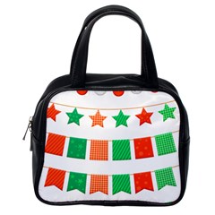 Christmas Bunting Banners Tasse Classic Handbag (One Side)