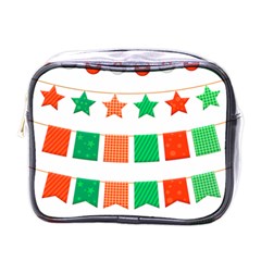 Christmas Bunting Banners Tasse Mini Toiletries Bag (One Side)