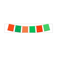 Christmas Bunting Banners Tasse Flano Scarf (Mini)