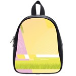 Geometric Botany Brochure School Bag (Small) Front