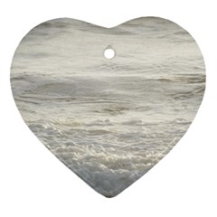 Pacific Ocean Heart Ornament (two Sides) by brightandfancy