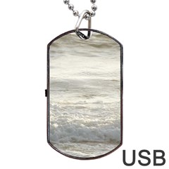 Pacific Ocean Dog Tag Usb Flash (two Sides)