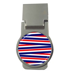 Patriotic Ribbons Money Clips (Round) 