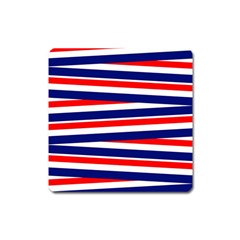 Patriotic Ribbons Square Magnet