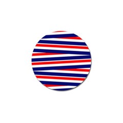 Patriotic Ribbons Golf Ball Marker