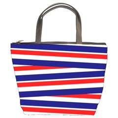 Patriotic Ribbons Bucket Bag