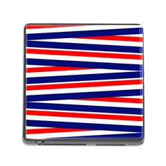 Patriotic Ribbons Memory Card Reader (Square 5 Slot)