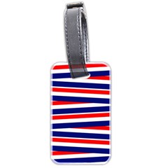 Patriotic Ribbons Luggage Tag (two sides)