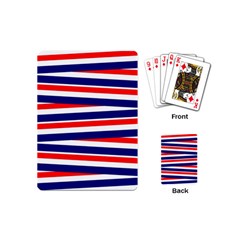 Patriotic Ribbons Playing Cards Single Design (Mini)