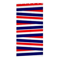 Patriotic Ribbons Shower Curtain 36  X 72  (stall)  by Mariart