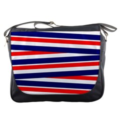 Patriotic Ribbons Messenger Bag