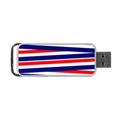 Patriotic Ribbons Portable USB Flash (One Side)