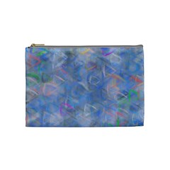Abstract Triangles Geometric Cosmetic Bag (medium)