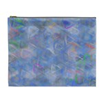 Abstract Triangles Geometric Cosmetic Bag (XL) Front