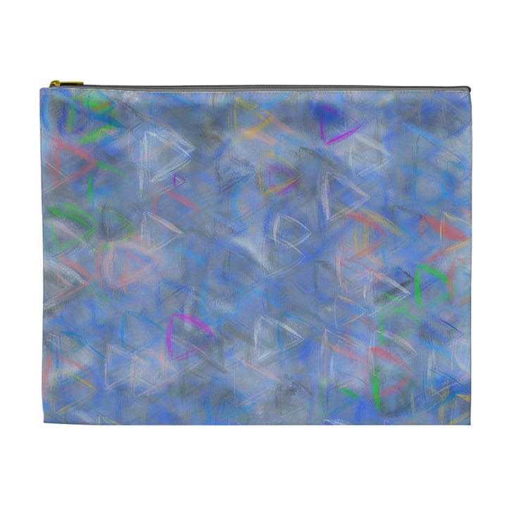 Abstract Triangles Geometric Cosmetic Bag (XL)