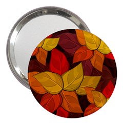 Flower Background Flower Design 3  Handbag Mirrors by Pakrebo