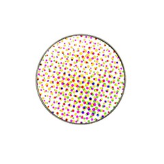 Illustration Abstract Pattern Polka Dot Hat Clip Ball Marker (4 Pack)