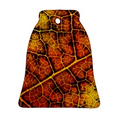 Autumn Leaves Forest Fall Color Ornament (bell) by Pakrebo