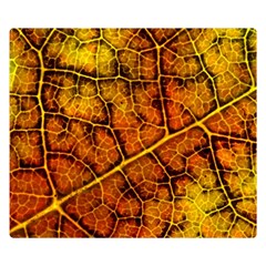 Autumn Leaves Forest Fall Color Double Sided Flano Blanket (small)  by Pakrebo