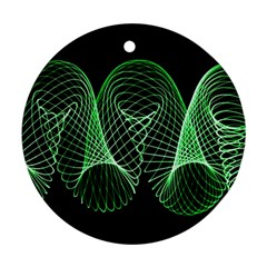 Abstract Desktop Background Green Ornament (round)