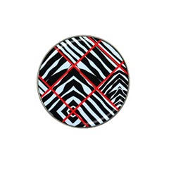 Model Abstract Texture Geometric Hat Clip Ball Marker (4 Pack)