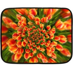 Tulips Arrangement Many Blossom Fleece Blanket (mini) by Pakrebo