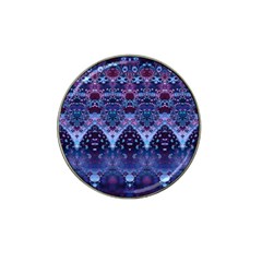 Blue Elegance Elaborate Fractal Fashion Hat Clip Ball Marker (10 Pack)