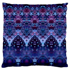 Blue Elegance Elaborate Fractal Fashion Standard Flano Cushion Case (one Side)